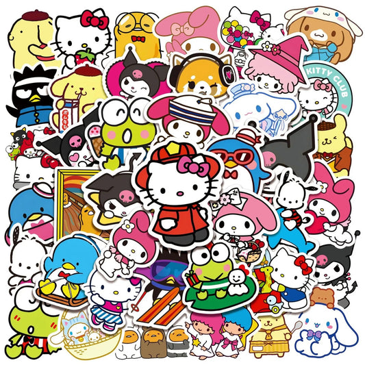 Lot de 20 stickers Sanrio