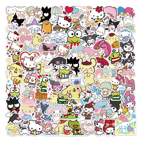 Lot de 20 stickers Sanrio