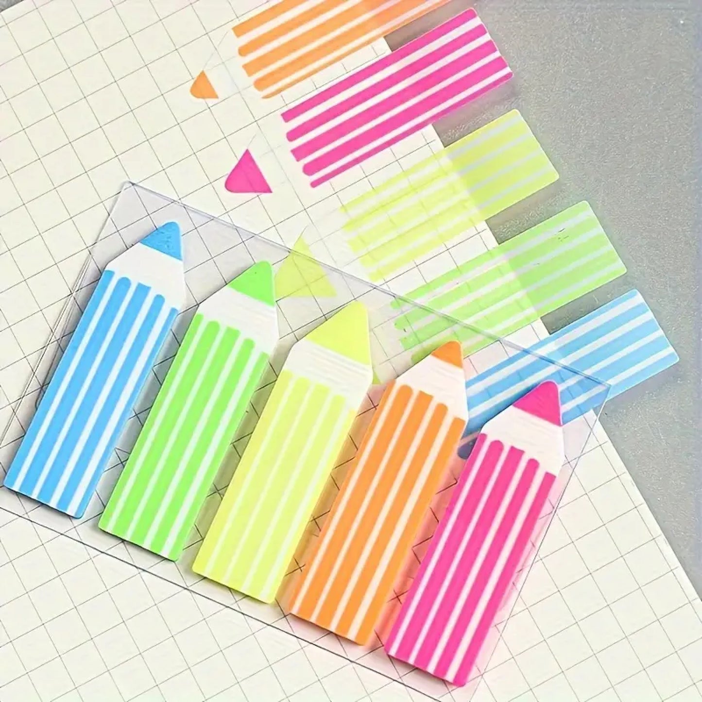 Sticky notes en forme de crayons