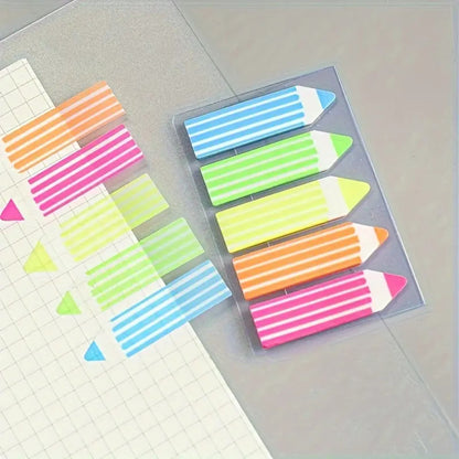 Sticky notes en forme de crayons