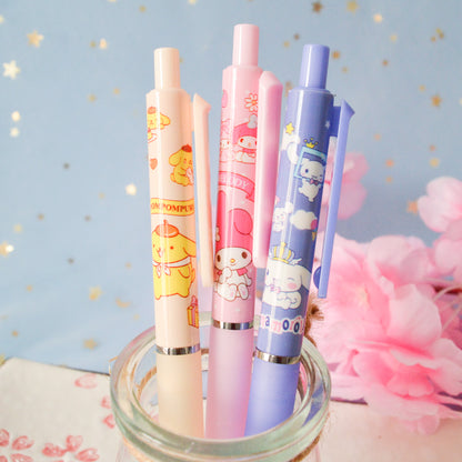 Lot de 6 stylos kawaii Sanrio