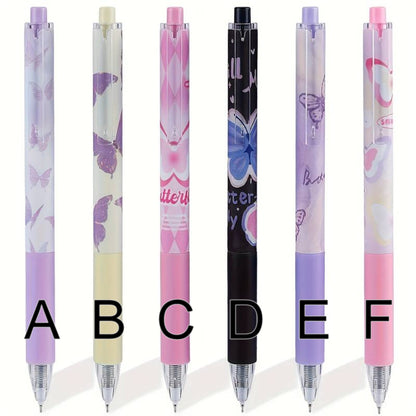 Stylo motif papillon