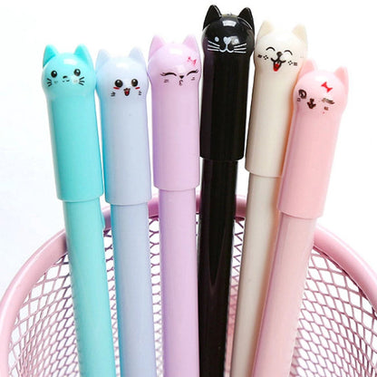 Stylo chat coloré