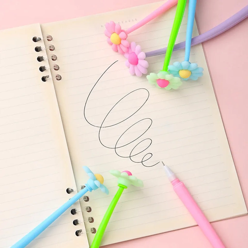 Stylo souple petite fleur
