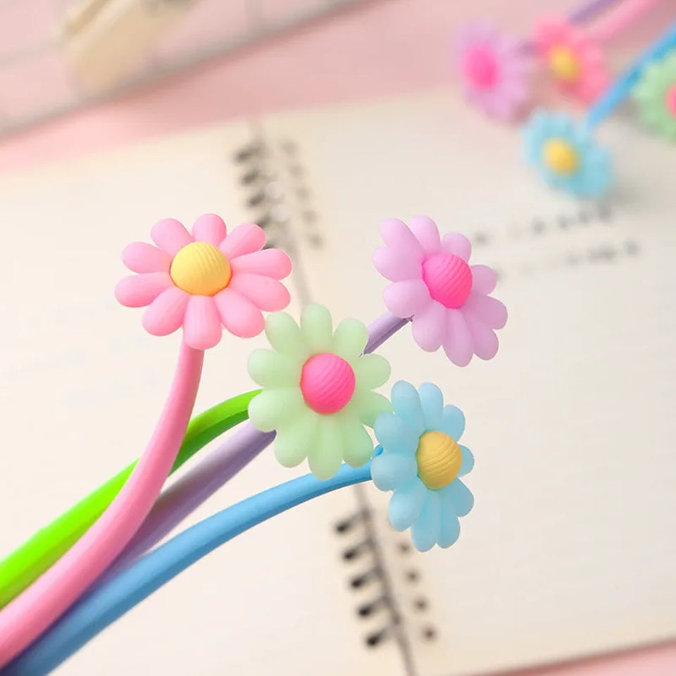 Stylo souple petite fleur