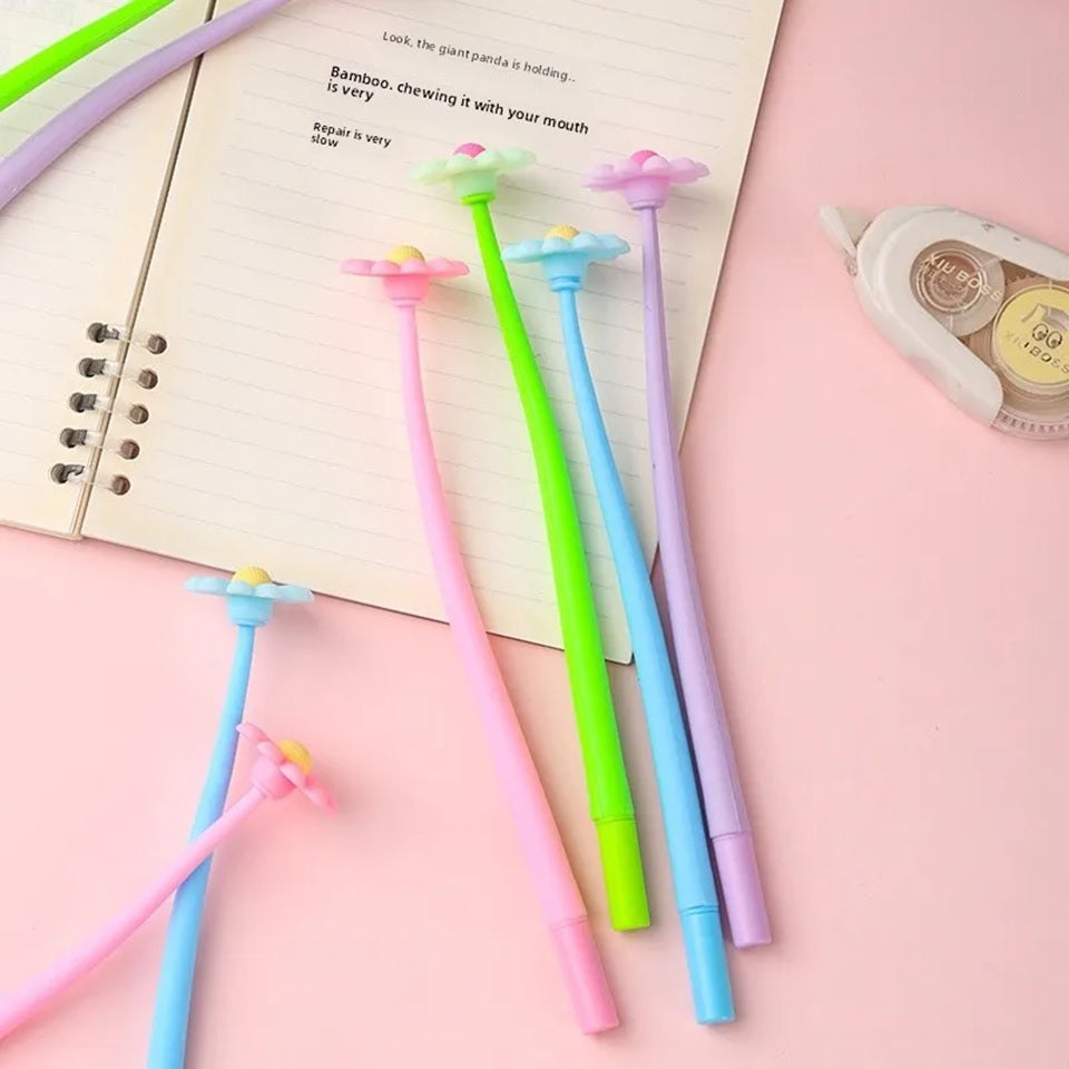Stylo souple petite fleur