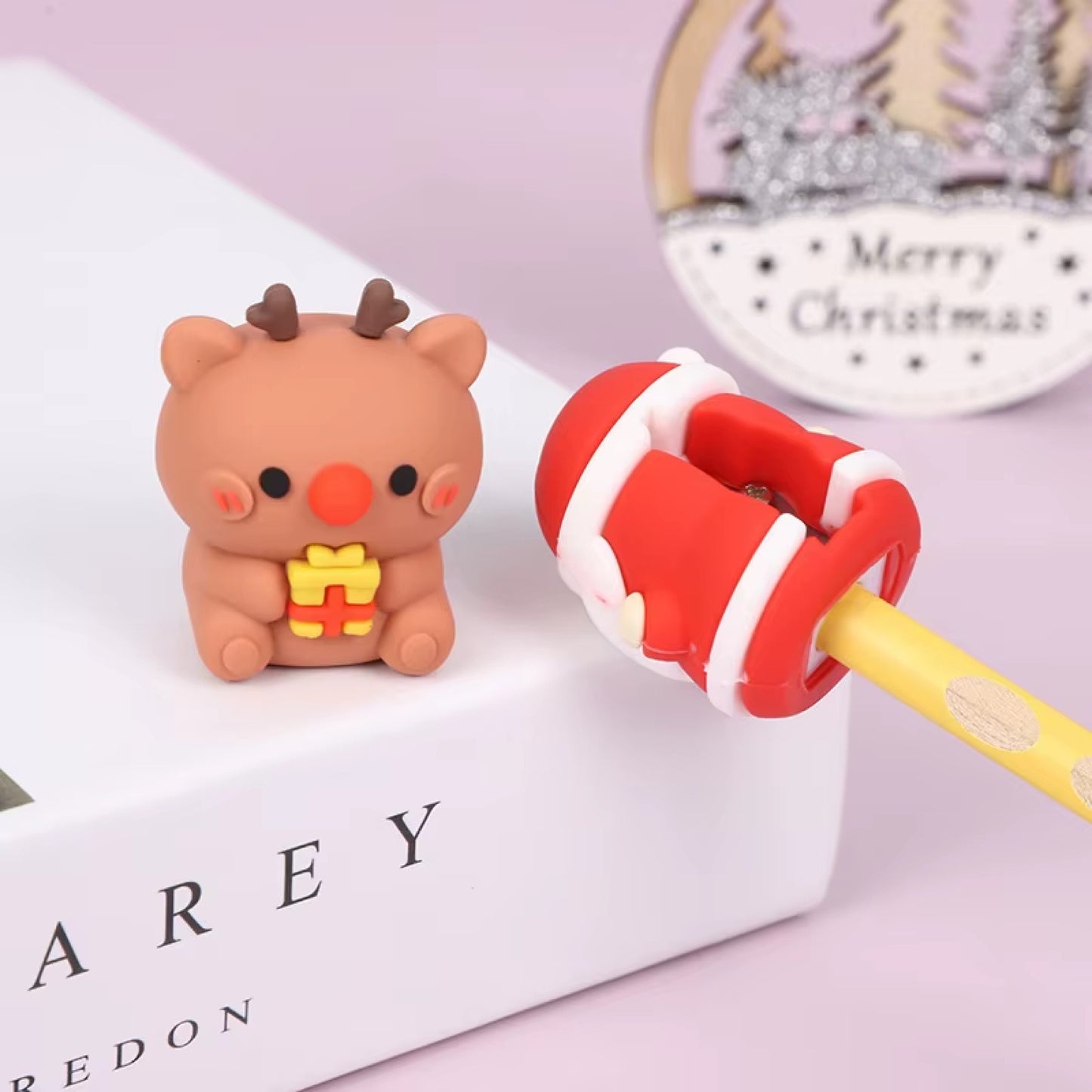 Taille-crayons thème Noël (PROMO -31%)