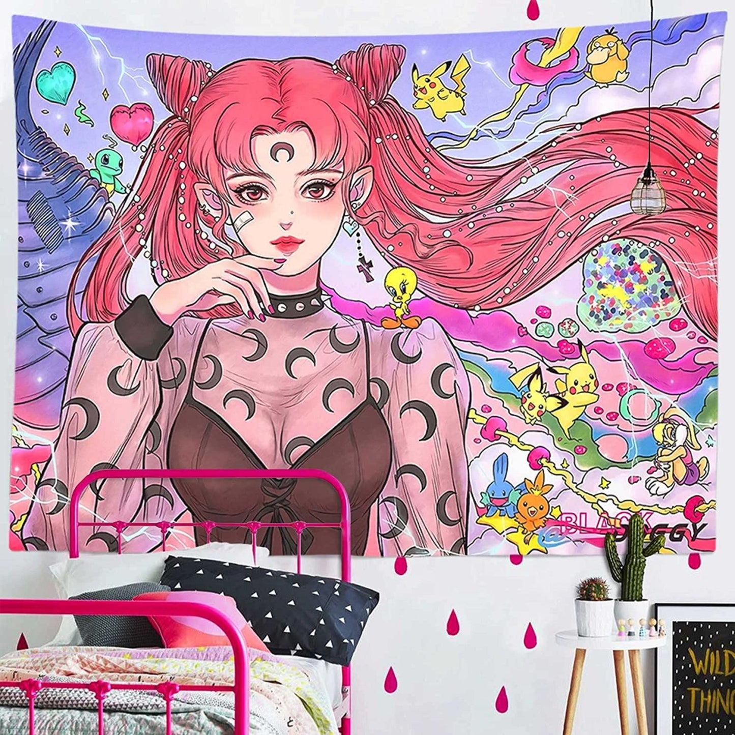 Tapisserie décorative Sailormoon Black lady