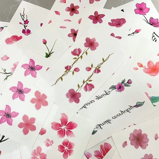 Tatouage éphémère fleurs de sakura