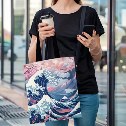 Tote bag vague kanagawa