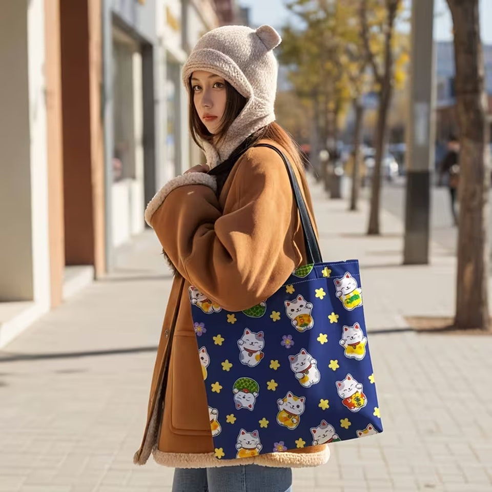 Tote bag les petits maneki neko
