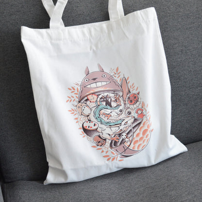 Tote bag Totoro Ghibli