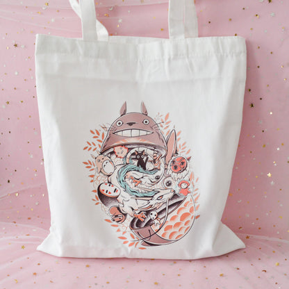 Tote bag Totoro Ghibli