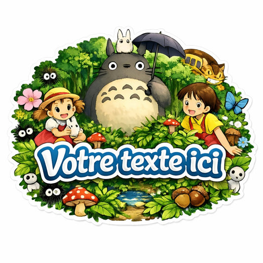 Sticker personnalisé Totoro