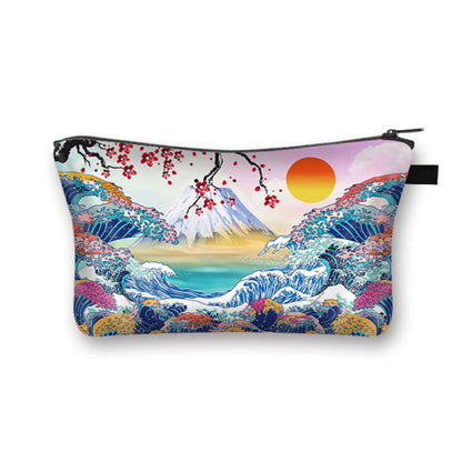 Trousse de toilette paysage japonais