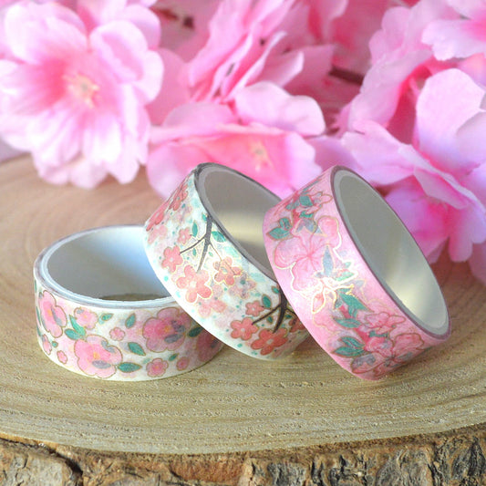 Lot de 2 washi tape branches de sakura