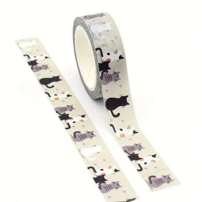 Washi tape famille de chats